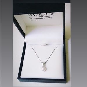 Noah’s CUSTOM Pearl Diamond necklace!